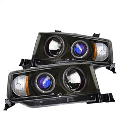 Spyder Auto 5011893 Projector Headlights - LED Halo - Black