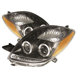 Spyder Auto 5012050 Projector Headlights - LED Halo - Black