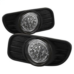 Spyder Auto 5015693 LED Fog Lights w/Switch - Clear