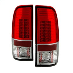 Spyder Auto 5029195 LED Tail Lights - Version 2 - Red Clear