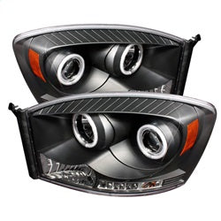 Spyder Auto 5030061 Projector Headlights - CCFL Halo - Black