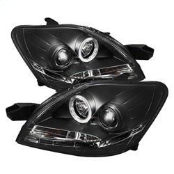 Spyder Auto 5038944 Projector Headlights - LED Halo - DRL - Black