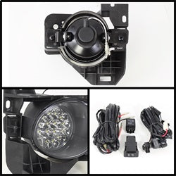 Spyder Auto 5064844 LED Fog Lights with Switch - Clear