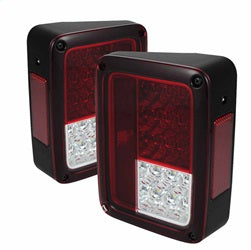 Spyder Auto 5070401 LED Tail Lights - Red Clear