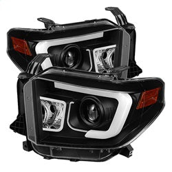 Spyder Auto 5080158 Projector Headlights - Light Bar DRL - Black