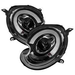 Spyder Auto 5080615 Projector Headlights - DRL - Black