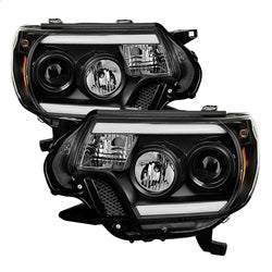 Spyder Auto 5081711 Projector Headlights - Light Bar DRL - Black