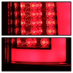 Spyder Auto 5084132 Light Bar LED Tail Lights - Version 3 - Red Clear