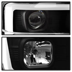 Spyder Auto 5084477 Projector Headlights - Version 2 - Light Bar DRL - Black