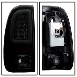 Spyder Auto 5084729 Light Bar LED Tail Lights - Version 3 - Black Smoke