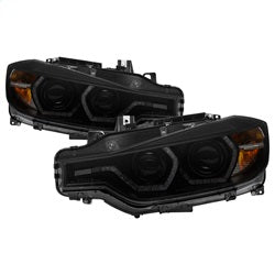 Spyder Auto 5085047 Projector Headlights - LED DRL - Black Smoke