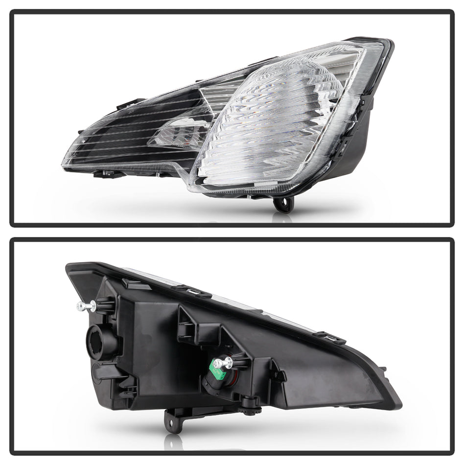 Spyder Auto 5087003 OEM Style Fog Light w/Universal Switch - Clear