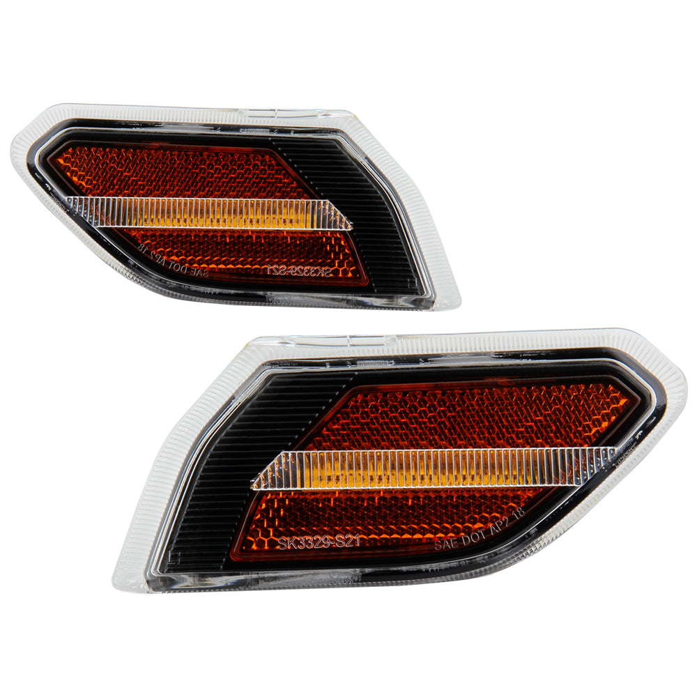 Spyder Auto 5087836 LED Side Marker Lights - Black