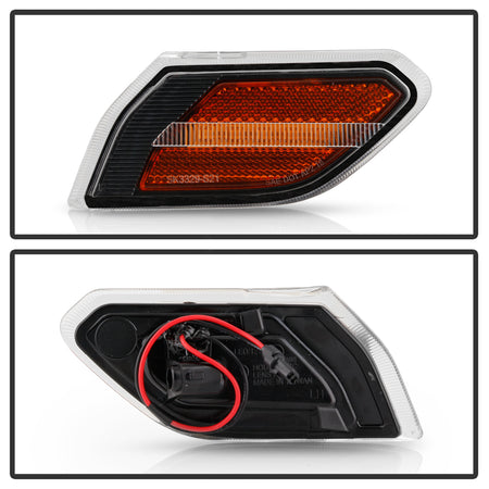 Spyder Auto 5087836 LED Side Marker Lights - Black