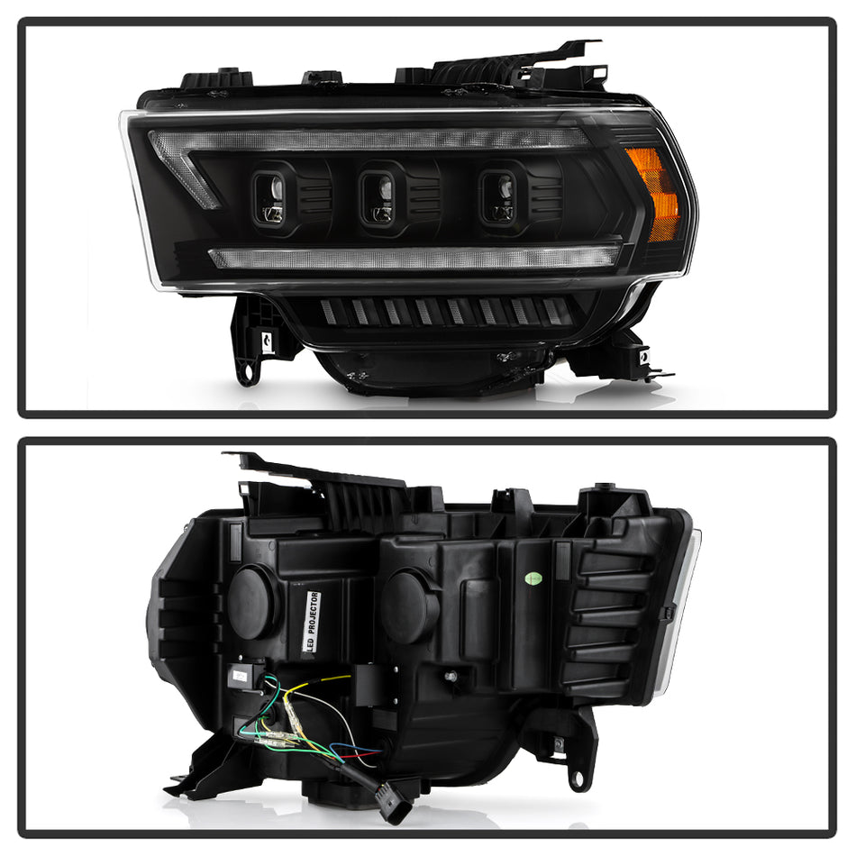 Spyder Auto 5088604 High-Power LED Module ( Low Beam ) Equipped Headlights - Black