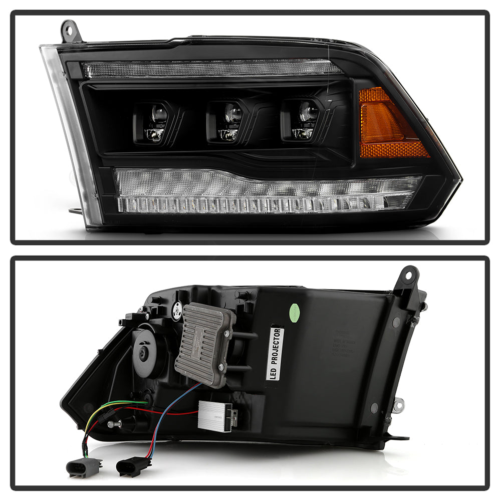 Spyder Auto 5088666 High-Power LED Module ( Low Beam ) Equipped Headlights - Version 2 - Black