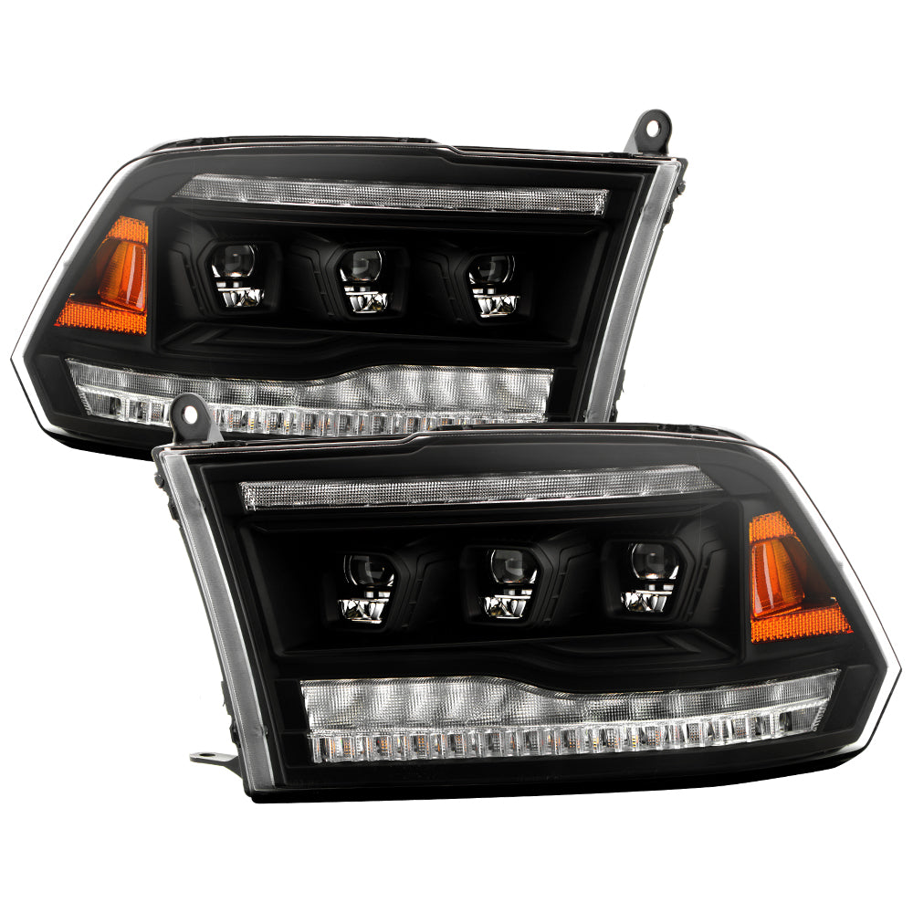 Spyder Auto 5088673 High-Power LED Module (High Beam And Low Beam) Equipped Headlights - Black