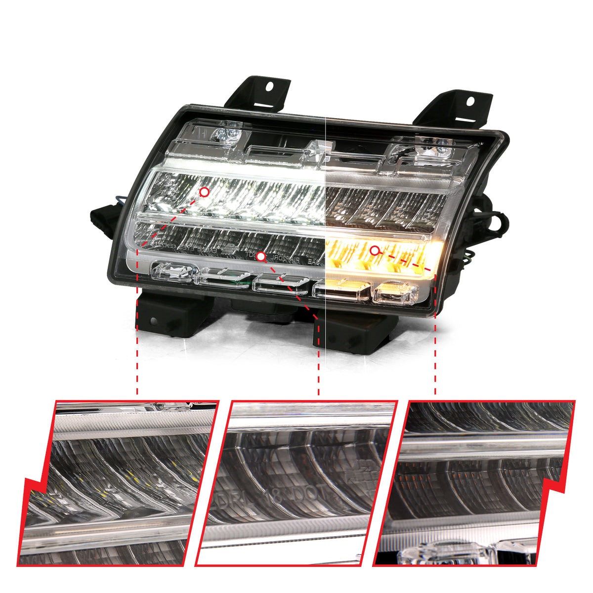 ANZO USA - ANZO USA Side Markers - 511083