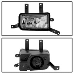 Spyder Auto 9031588 OEM Fog Lights W/Chrome trim Cover and Switch - Clear