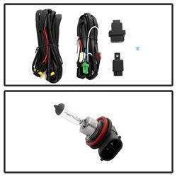 Spyder Auto 9031625 OEM Fog Lights W/Cover and Switch - Clear