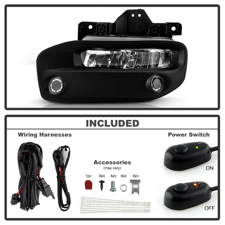 Spyder Auto 9051050 OEM Full LED Fog Lights W/Universal Switch
