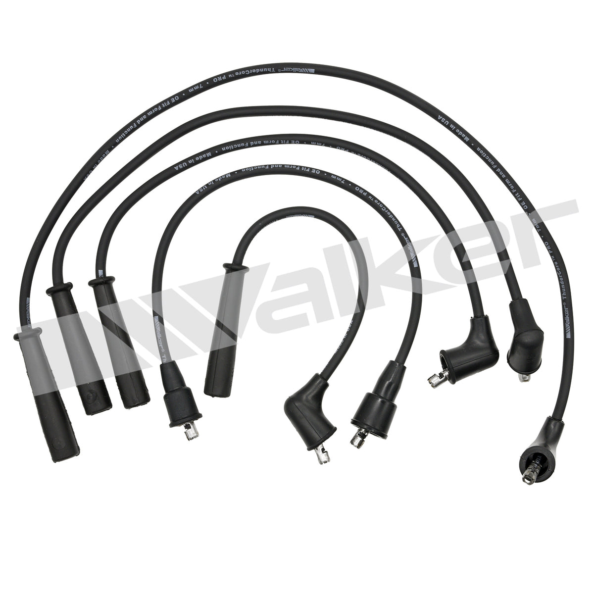 Walker Products ThunderCore PRO Spark Plug Wire Set - 924-1074
