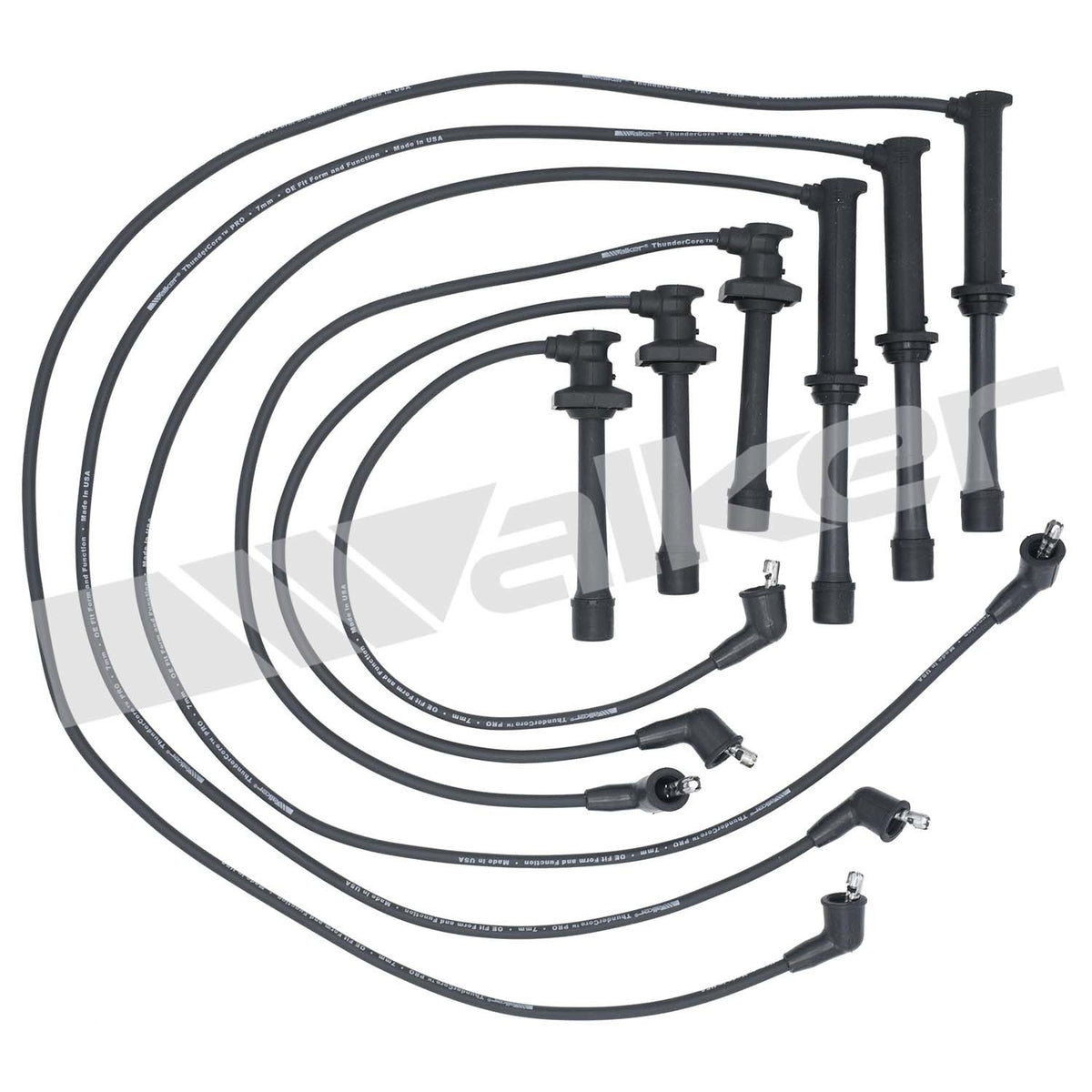 Walker Products ThunderCore PRO Spark Plug Wire Set - 924-1474
