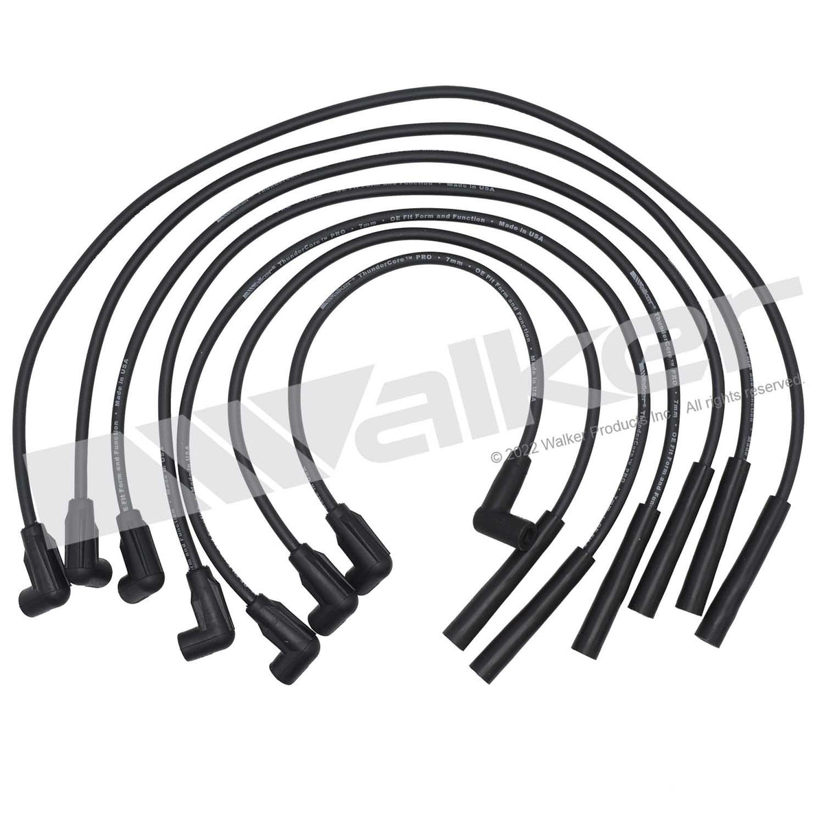 Walker Products ThunderCore PRO Spark Plug Wire Set - 924-1514
