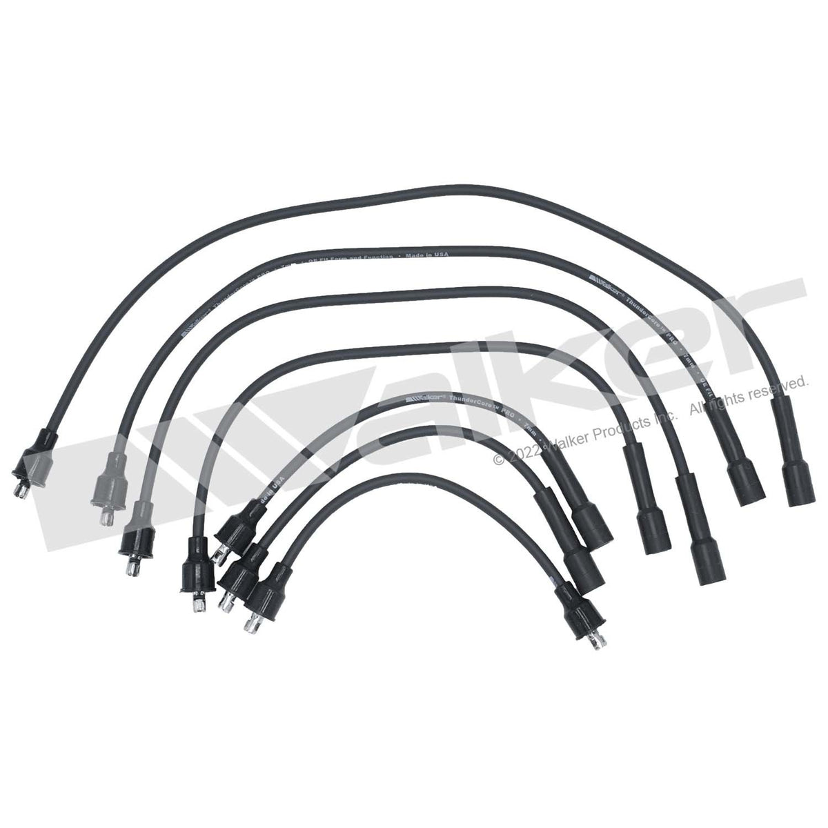 Walker Products ThunderCore PRO Spark Plug Wire Set - 924-1664