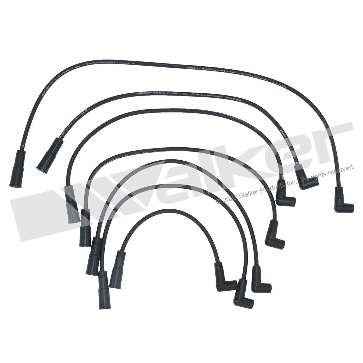 Walker Products ThunderCore PRO Spark Plug Wire Set - 924-1799