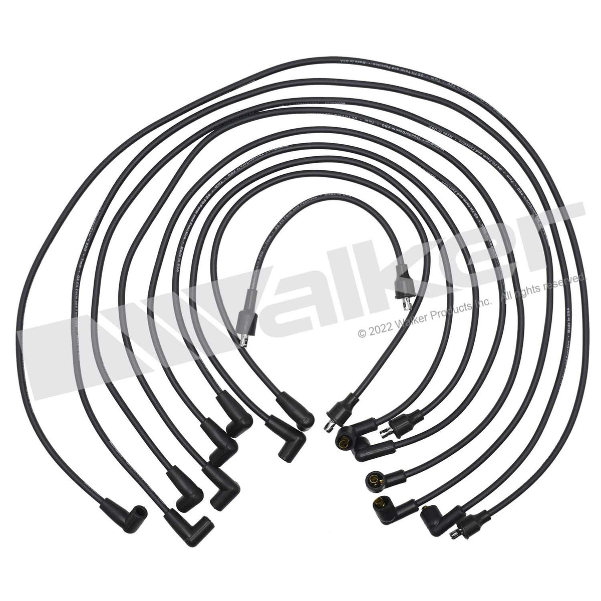 Walker Products ThunderCore PRO Spark Plug Wire Set - 924-1824