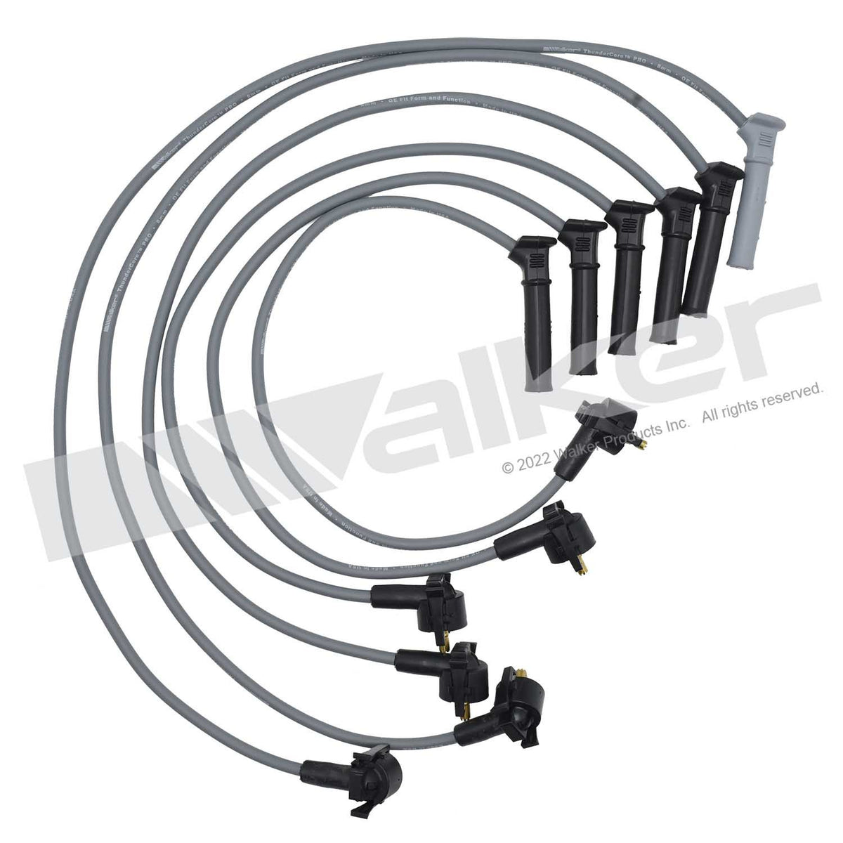 Walker Products ThunderCore PRO Spark Plug Wire Set - 924-2037