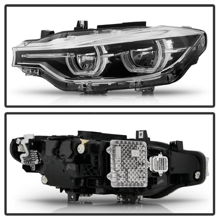 Spyder Auto 9948534 FULL LED Projector Headlights - Chrome