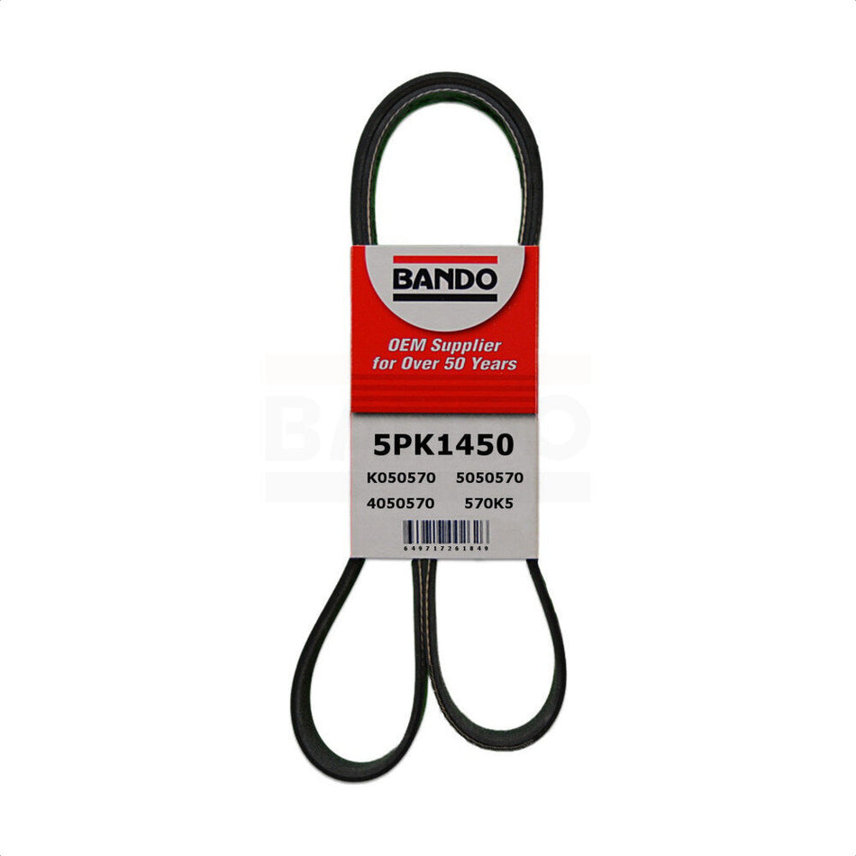 Alternator Accessory Drive Belt BAN-5PK1450 For Chevrolet Aveo Aveo5 Pontiac G3 Wave 1.6L by Bando