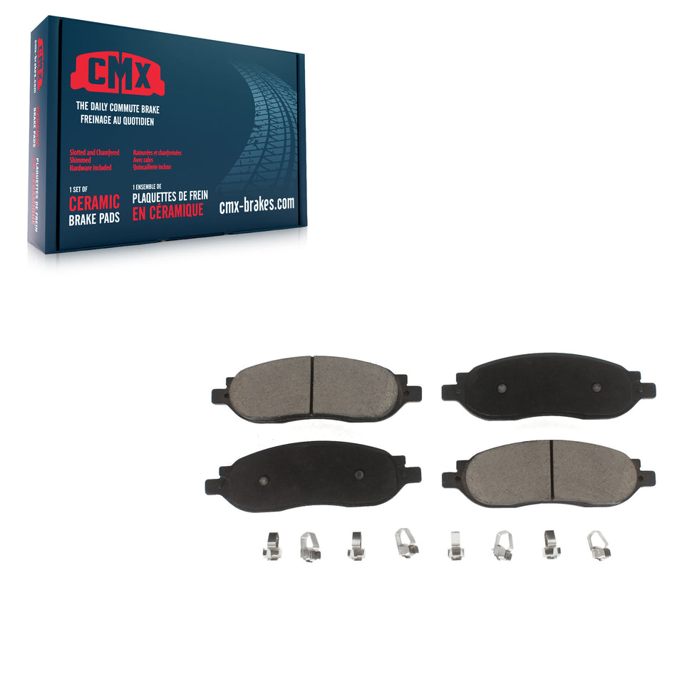 Rear Ceramic Disc Brake Pads CMX-D1068 For 2005-2007 Ford F-350 Super Duty F-250