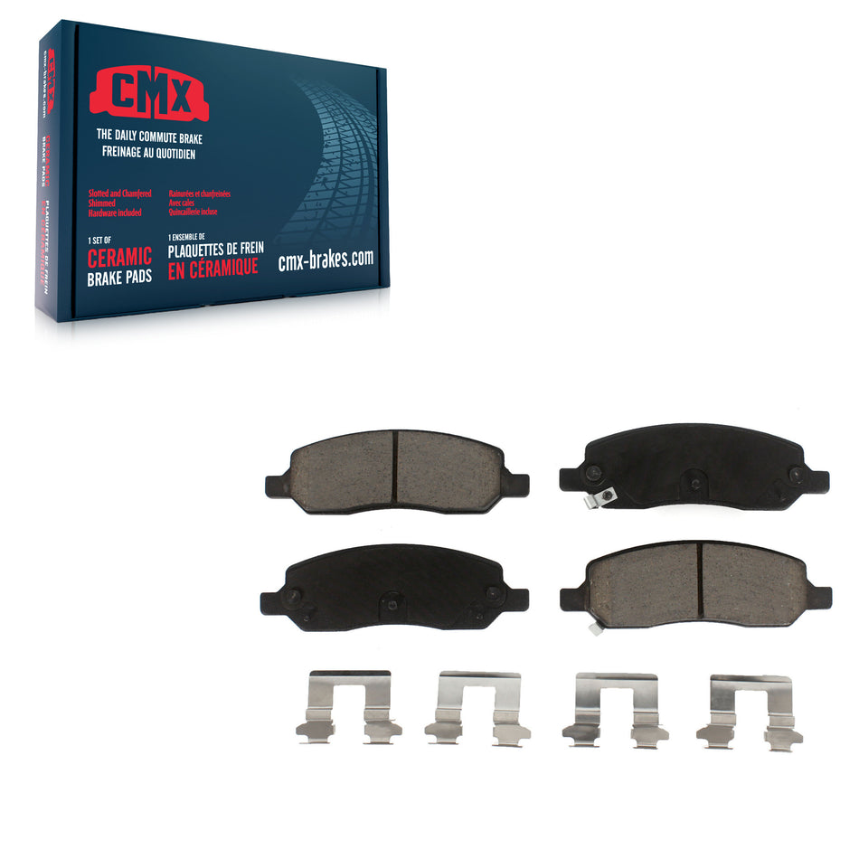 Rear Ceramic Disc Brake Pads CMX-D1172 For 2006-2011 Buick Lucerne Cadillac DTS
