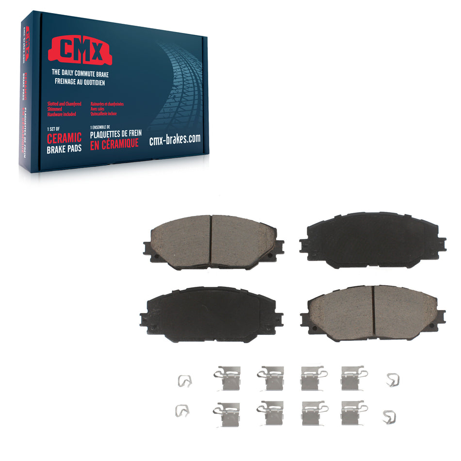 Front Ceramic Disc Brake Pads CMX-D1211 For Toyota RAV4 Matrix Pontiac Vibe Scion Corolla iM tC