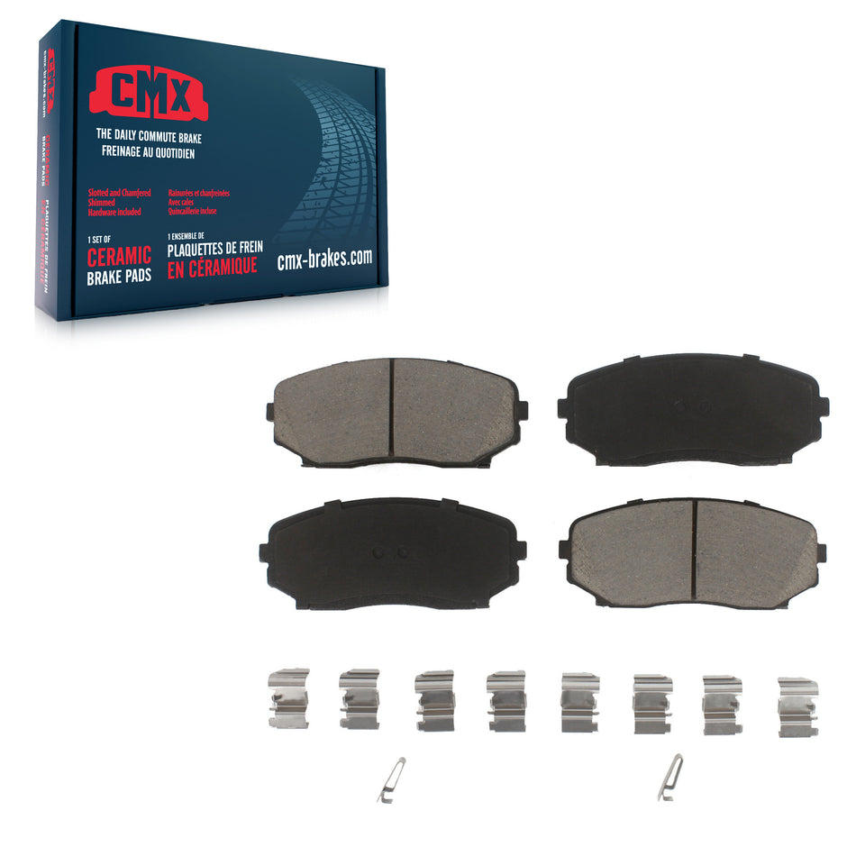 Front Ceramic Disc Brake Pads CMX-D1258 For Mazda CX-5 Ford Edge CX-9 Lincoln MKX CX-7