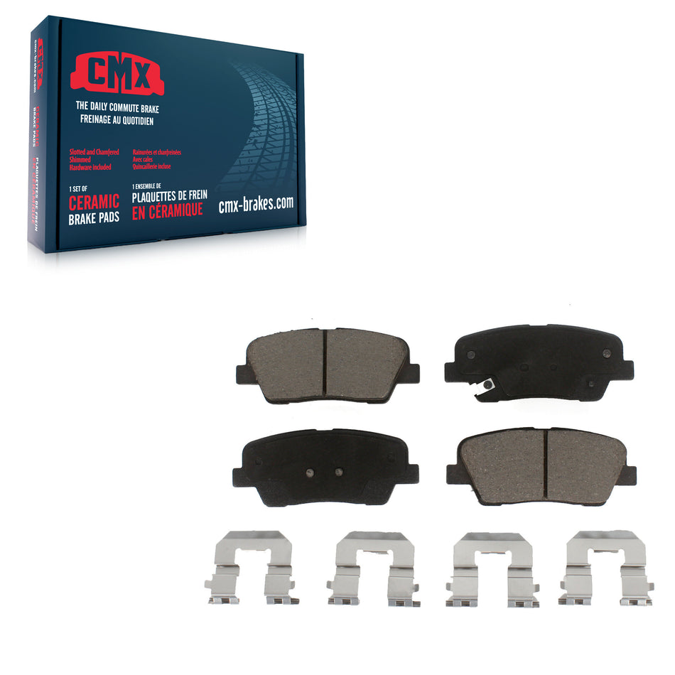 Rear Ceramic Disc Brake Pads CMX-D1284 For Hyundai Genesis Coupe Kia Sedona Entourage Borrego Equus