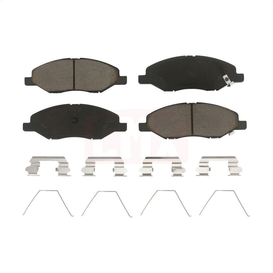 Front Ceramic Disc Brake Pads CMX-D1345 For Nissan Versa by CMX