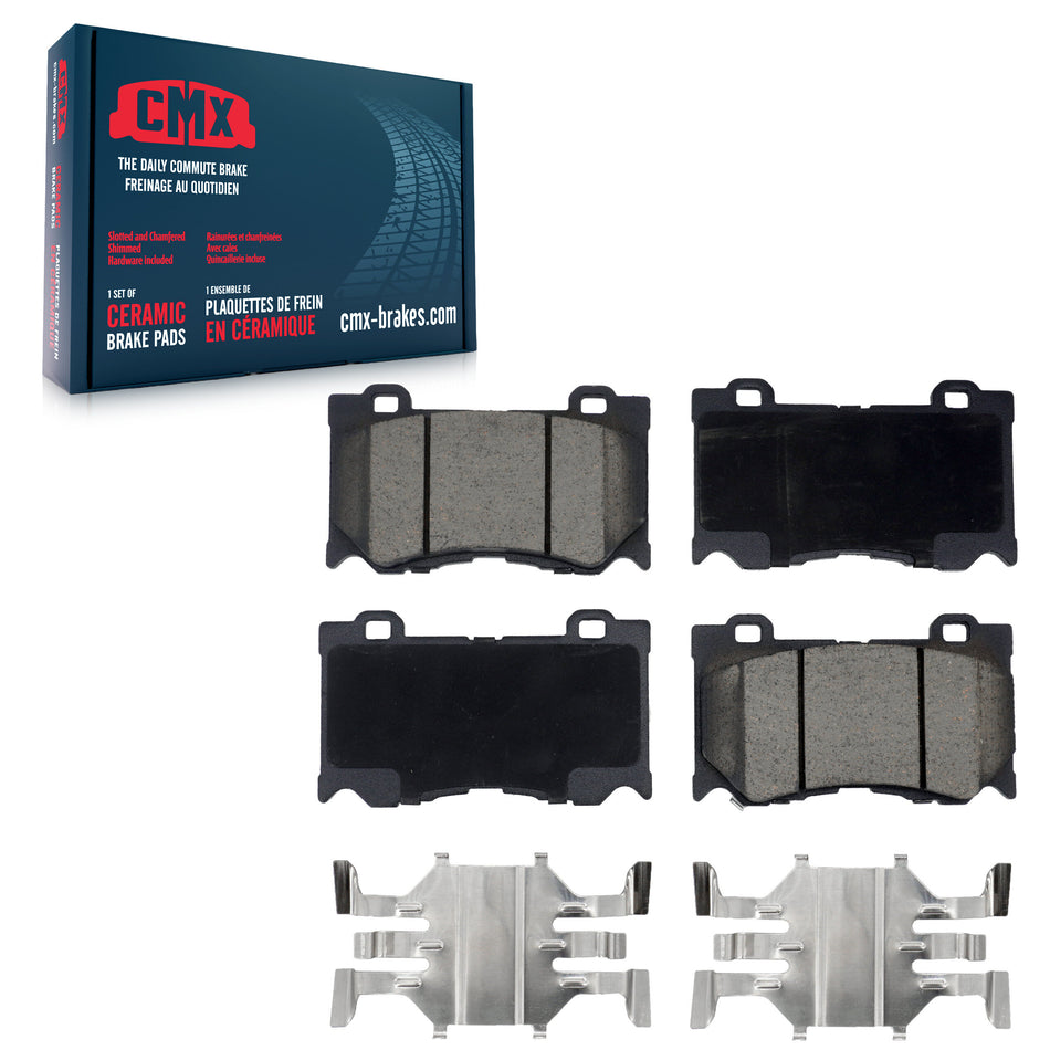Front Ceramic Disc Brake Pads CMX-D1346 For INFINITI Q50 G37 Nissan 370Z Q60 Z M37 FX50 QX70 Q70 M56