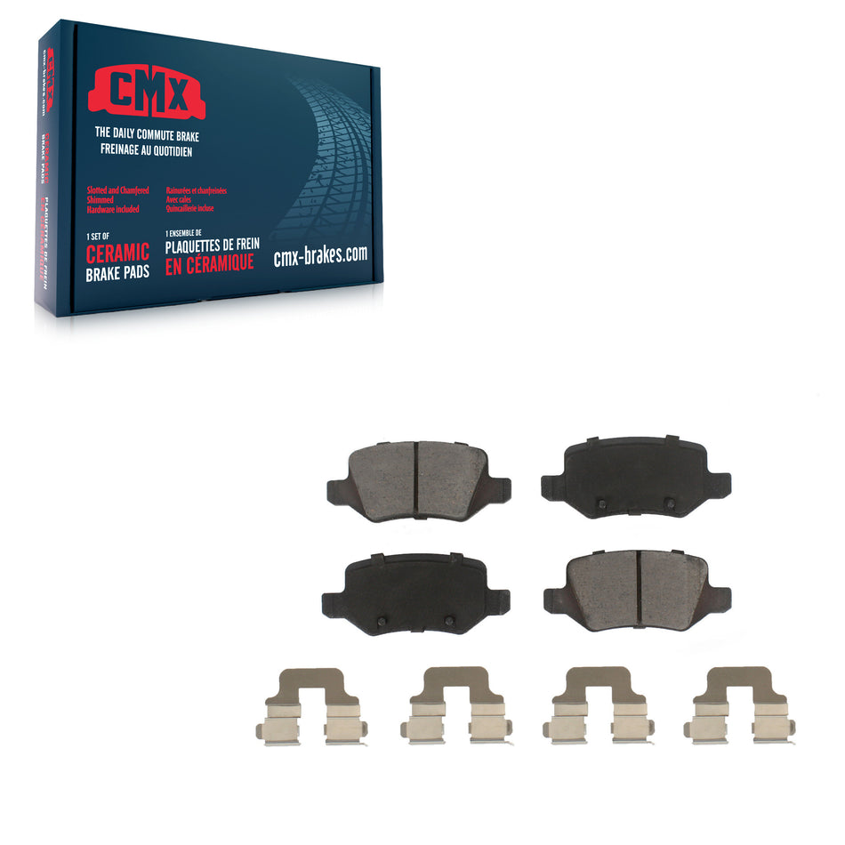 Rear Ceramic Disc Brake Pads CMX-D1358 For 2006-2011 Mercedes-Benz B200