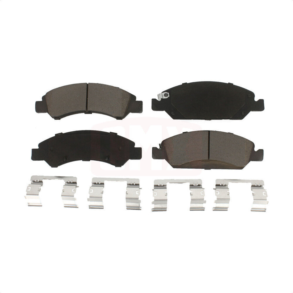 Front Ceramic Disc Brake Pads CMX-D1363 For Chevrolet Silverado 1500 GMC Sierra Tahoe Cadillac Yukon Suburban Escalade XL Classic XTS Avalanche ESV Express LD EXT Savana Limited Cheyenne by CMX