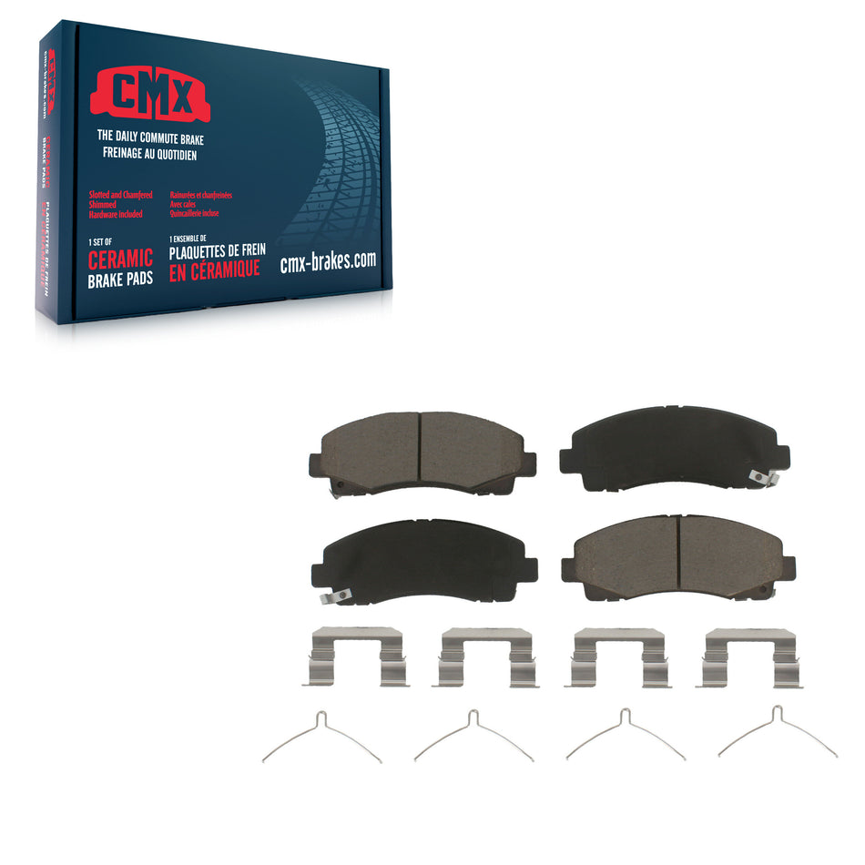 Front Ceramic Disc Brake Pads CMX-D1584 For Acura Honda Ridgeline TLX TL