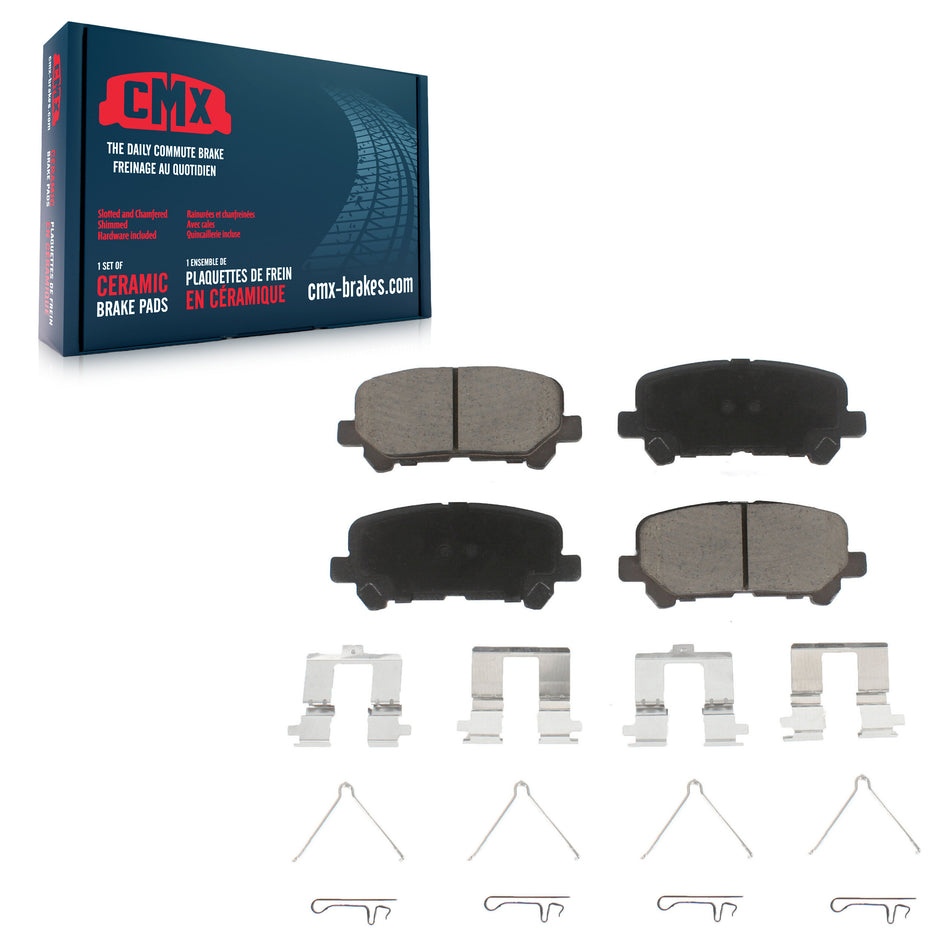 Rear Ceramic Disc Brake Pads CMX-D1585 For Honda Odyssey Pilot Acura MDX ZDX