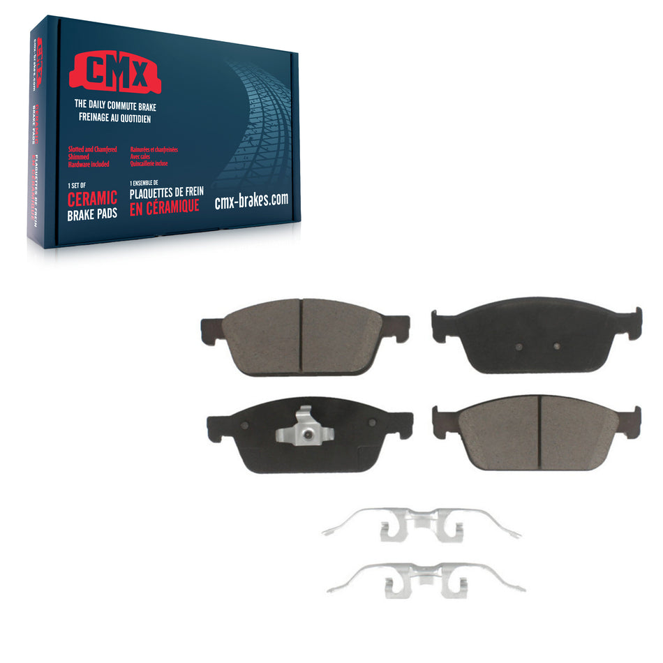 Front Ceramic Disc Brake Pads CMX-D1668 For Ford Focus Lincoln MKC