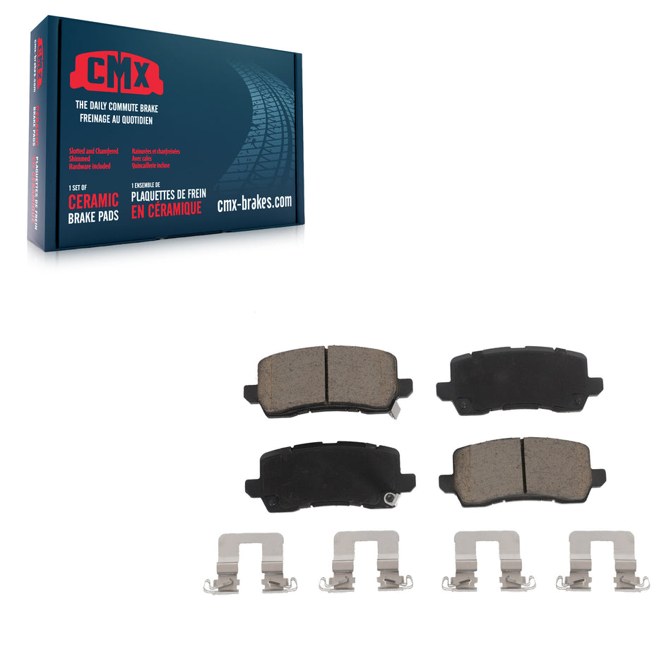 Rear Ceramic Disc Brake Pads CMX-D1698 For Acura Honda Odyssey TLX MDX RLX