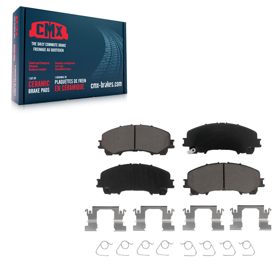 Front Ceramic Disc Brake Pads CMX-D1736 For Nissan Rogue INFINITI Q50 QX50 Q60 QX55 Z
