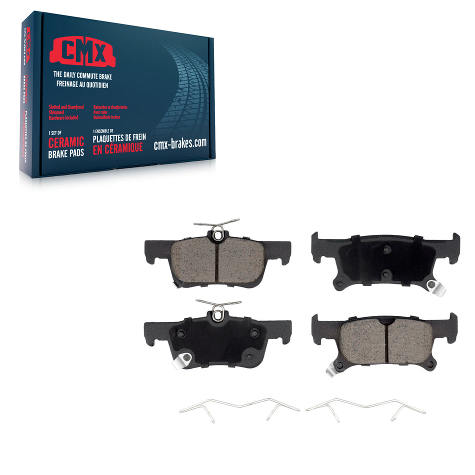 Rear Ceramic Disc Brake Pads CMX-D2025 For 2016-2019 Buick Envision With 288mm Diameter Rotor