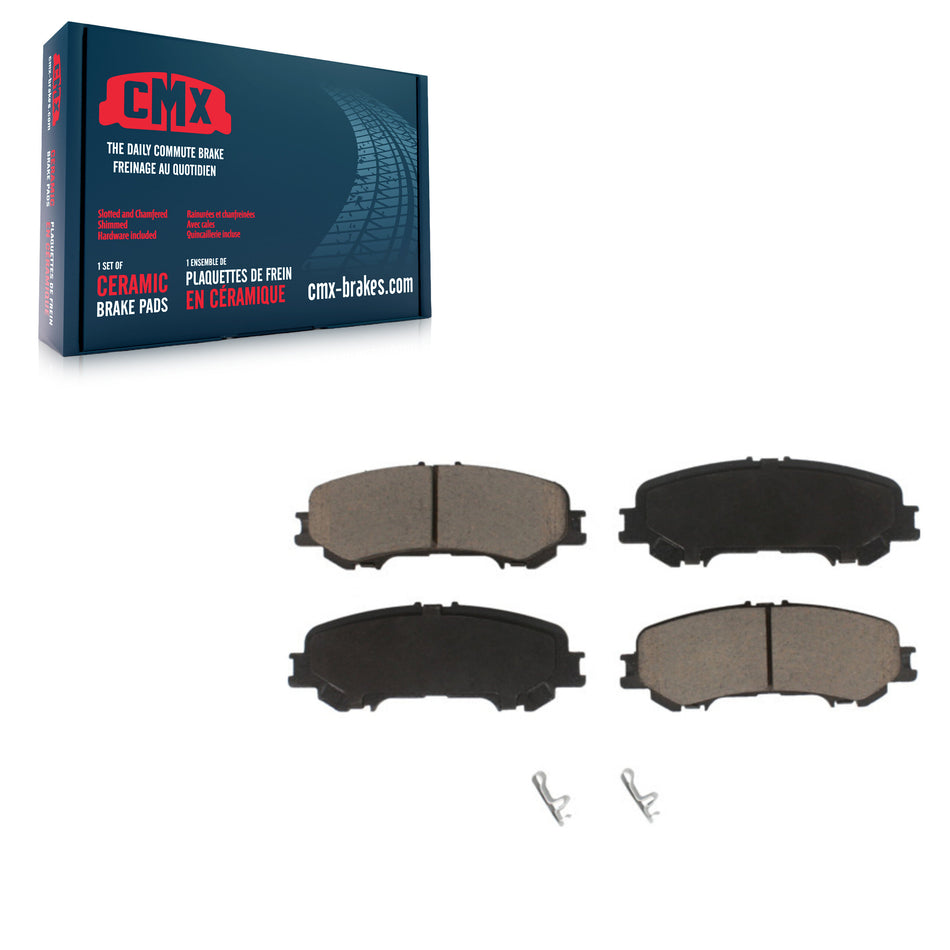 Rear Ceramic Disc Brake Pads CMX-D2032 For 2017-2023 Nissan TITAN